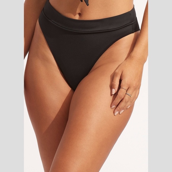 Blooming Jelly Other - NWOT Blooming Jelly High Waisted Black Bikini Bottom Size Medium